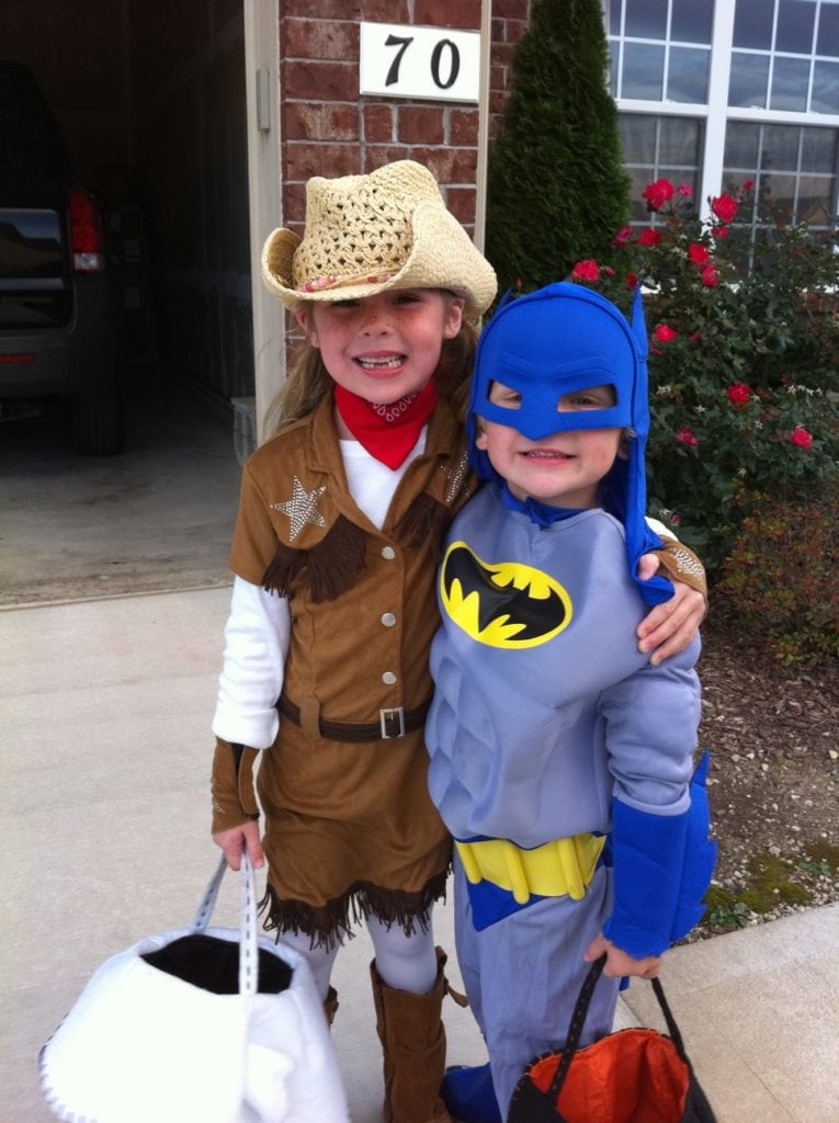 Halloween dress up - Delaney and Cooper