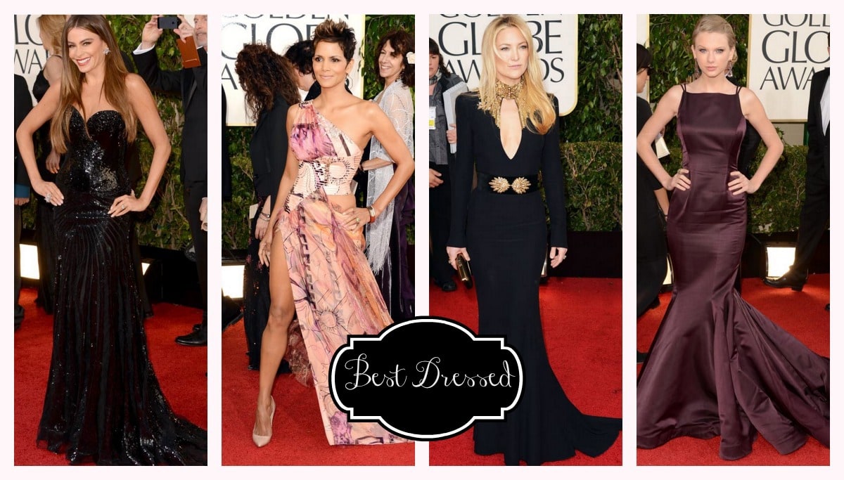 Golden Globes Best Dressed Halle, Kate, Sophia, Taylor