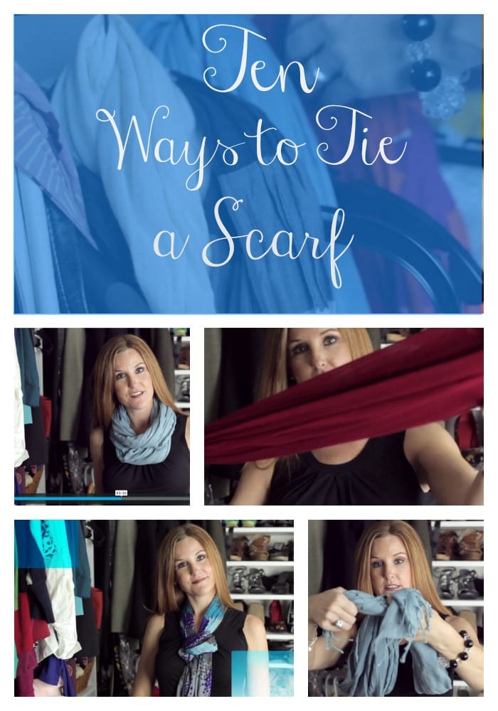10 ways to tie a scarf