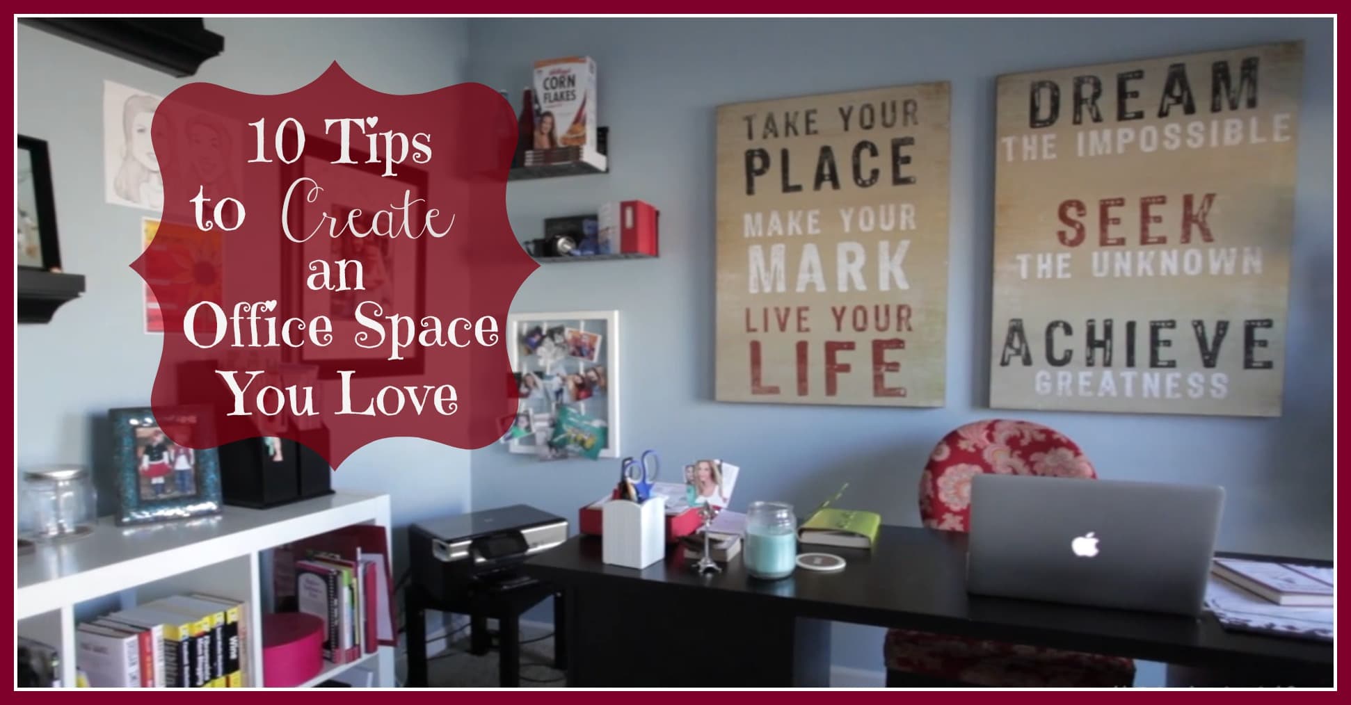 How to Organize Home Office - Ten Steps - ExtraordinaryMommy.com