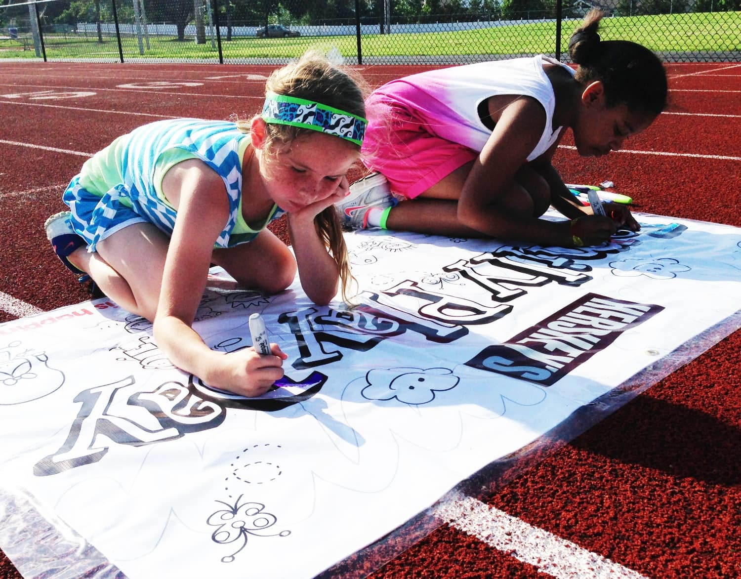 St. Louis Hershey's Family Play Day SIgn Coloring 