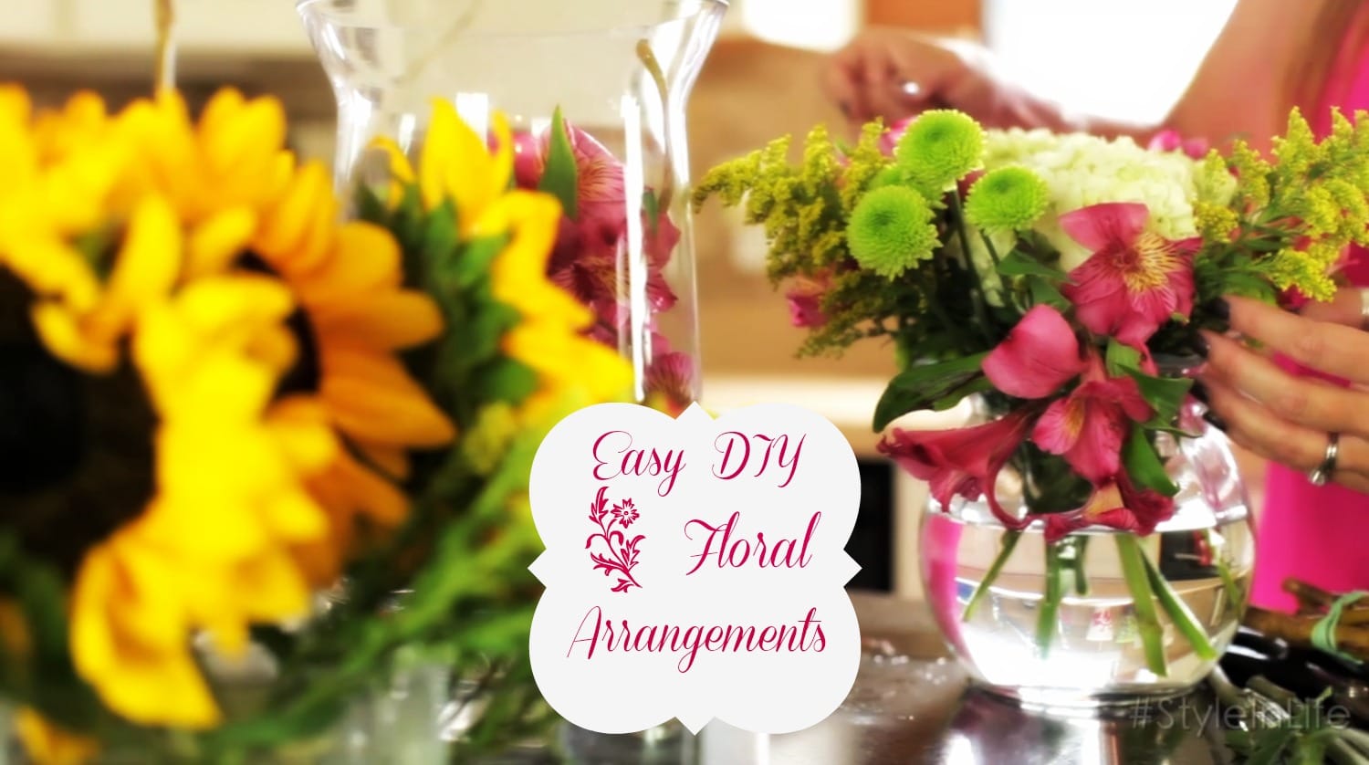 DIY Easy Floral Arrangements - ExtraordinaryMommy.com