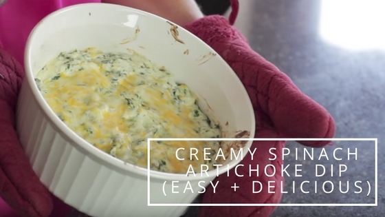 Easy Appetizer - Creamy Spinach and Artichoke Dip Recipe