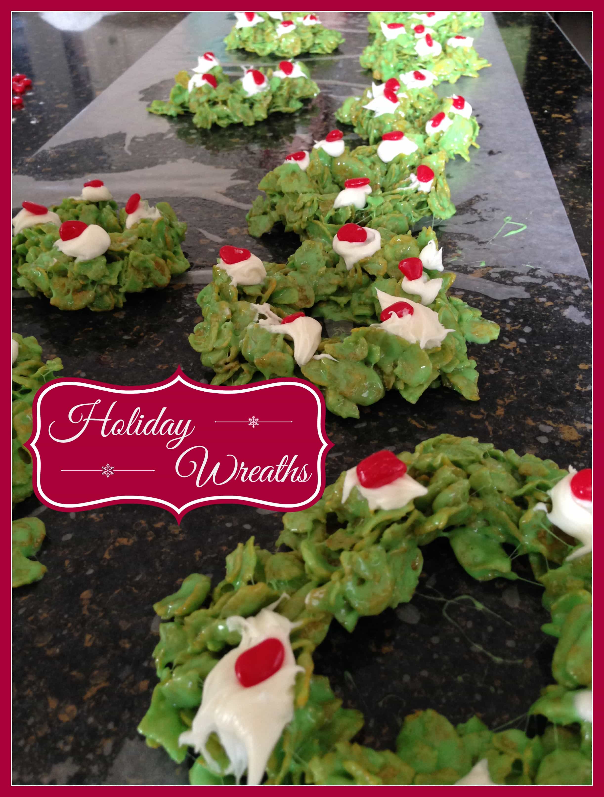 Corn Flakes Holiday Wreaths