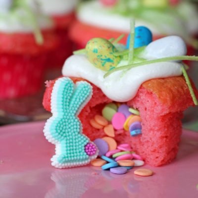 Easter Desserts - Easter Surprise Cupcakes