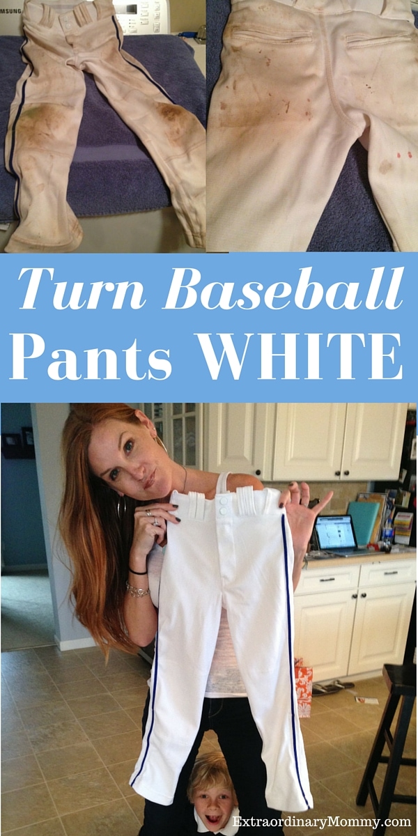 How to Clean Baseball Pants: Turn Baseball Pants White - simple solutions here