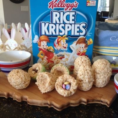 Rice Krispie Easter Egg Surprise Treats