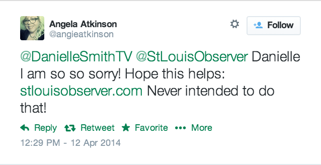 St Louis Observer Apology