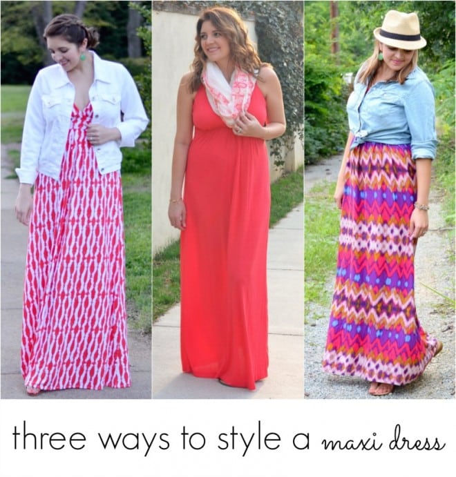 how wear maxi dress