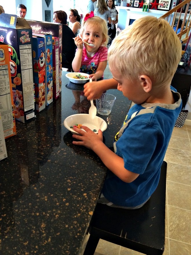 Back to School Cereal Recharge Kids