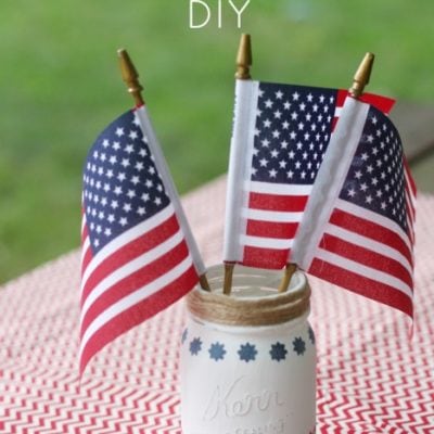 Easy DIY Labor Day Picnic Centerpiece