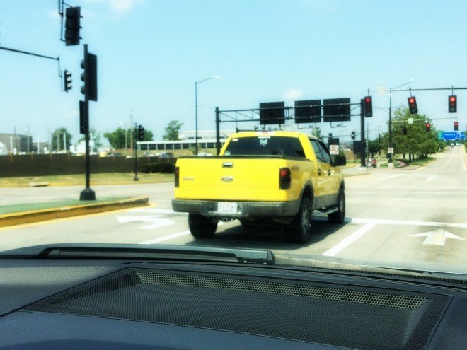 Yellow car