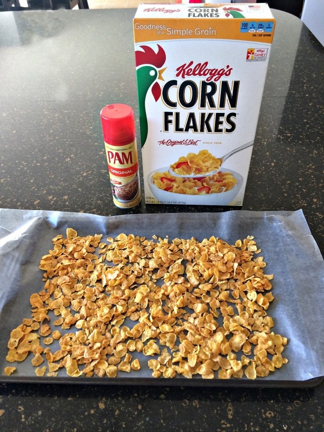 CornFlakes and Candy Halloween Bark