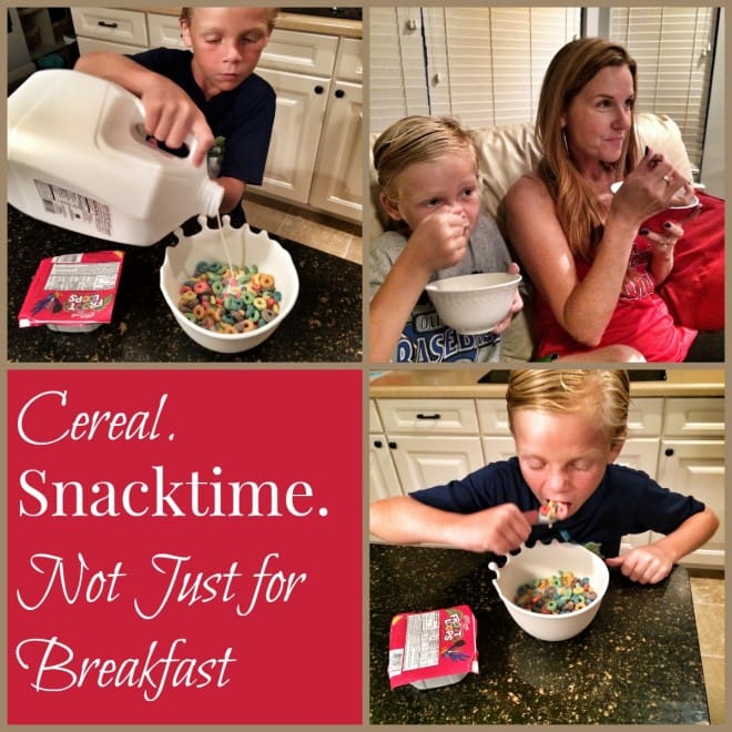 Kelloggs Cereal Snacktime - Cereal - not just for breakfast anymore - delicious snack options.