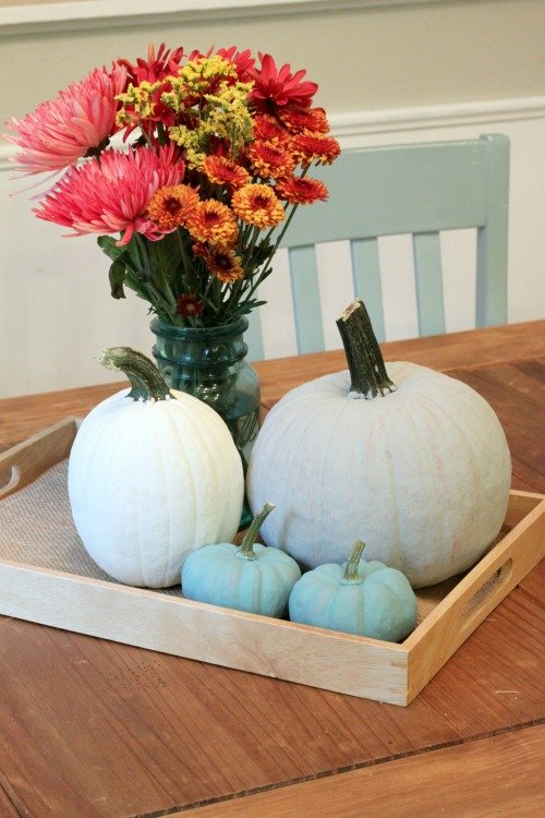 DIY Chalk Painted Pumpkins - easier than you think! 