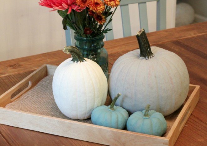 DIY Chalk Painted Pumpkins - easier than you think! 