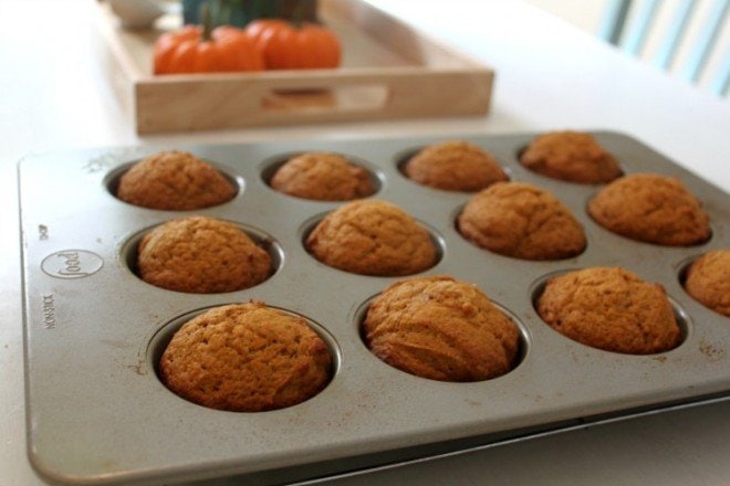 Glazed Pumpkin Muffins 