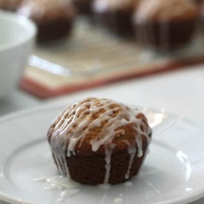 The Most Delicious Glazed Pumpkin Muffins