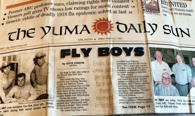 KYMA Enola Gay Yuma Daily Sun