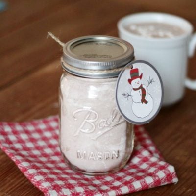 DIY Holiday Gift – Hot Cocoa In a  Jar
