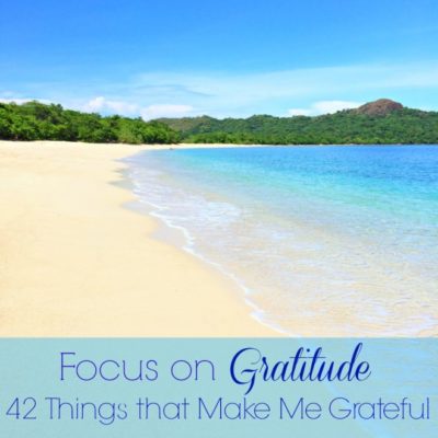 Focus on Gratitude: 42 Things That Make Me Grateful