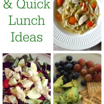 The Best Healthy and Quick Lunch Ideas