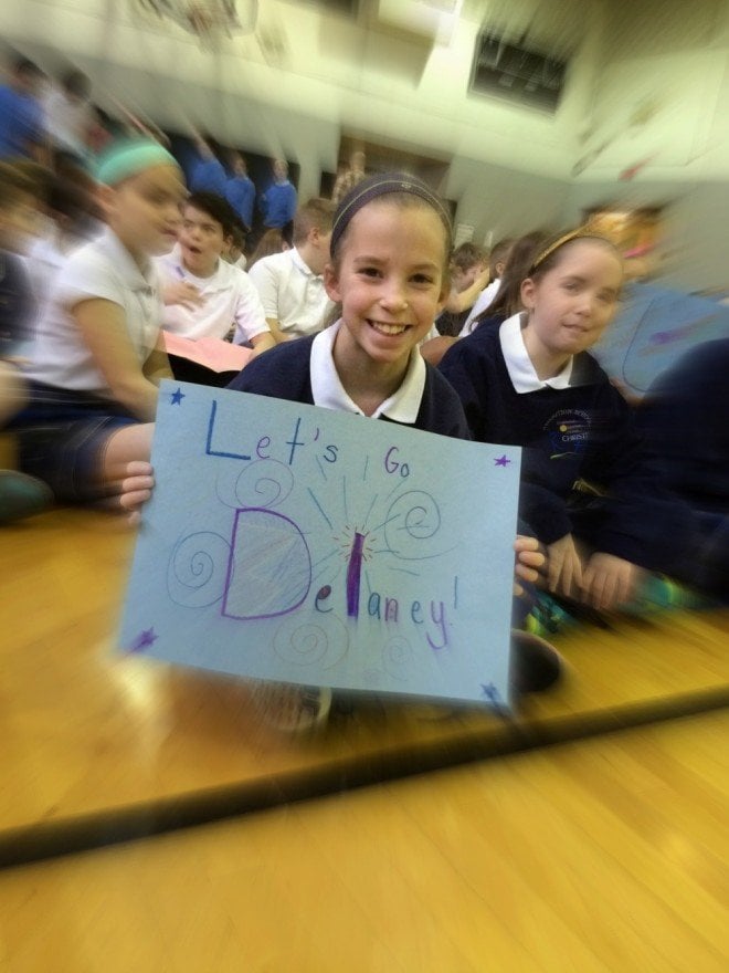 Delaney Spelling Bee Cheering Section - Lauren