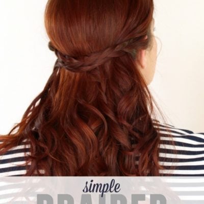 How to: Simple Braided Half-up Hairstyle