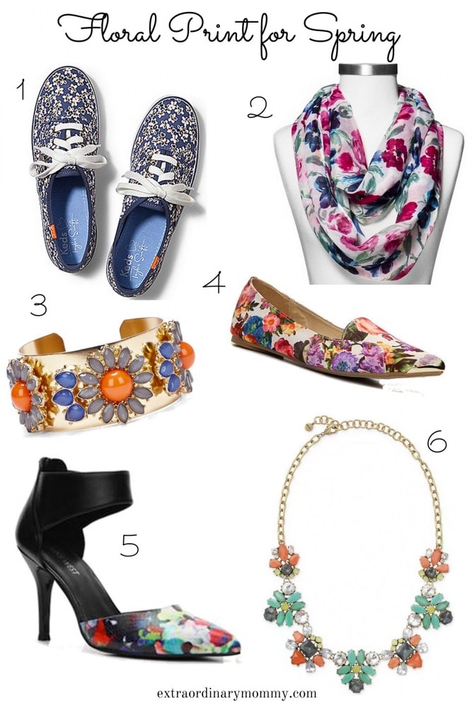 floral print accessories for spring