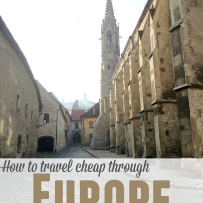 How to Travel Cheap through Europe