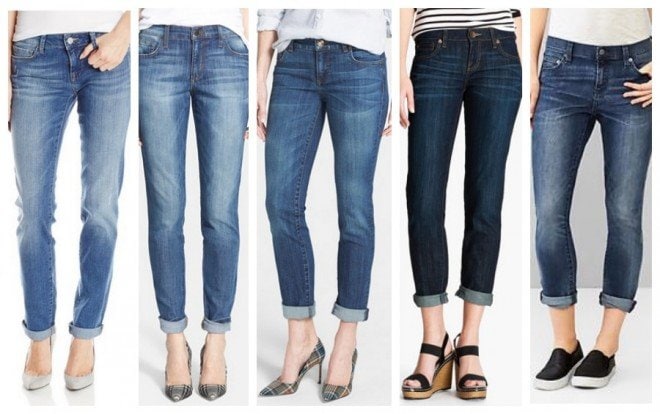 slim boyfriend jeans