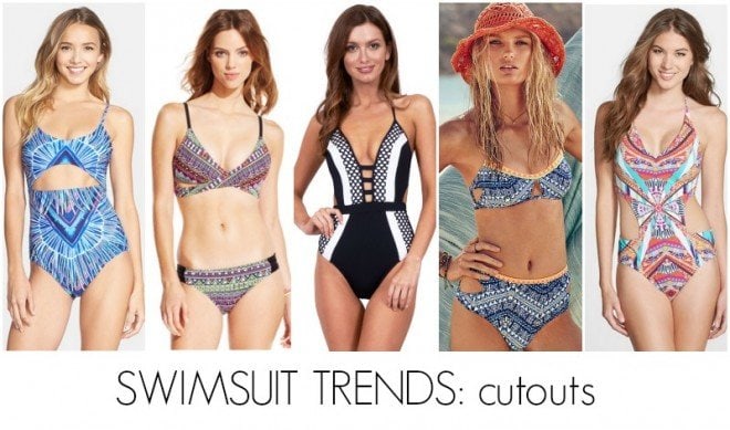 swimsuit trends - cutout