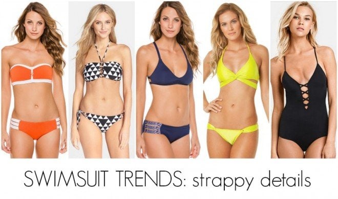 swimsuit trends - strappy details