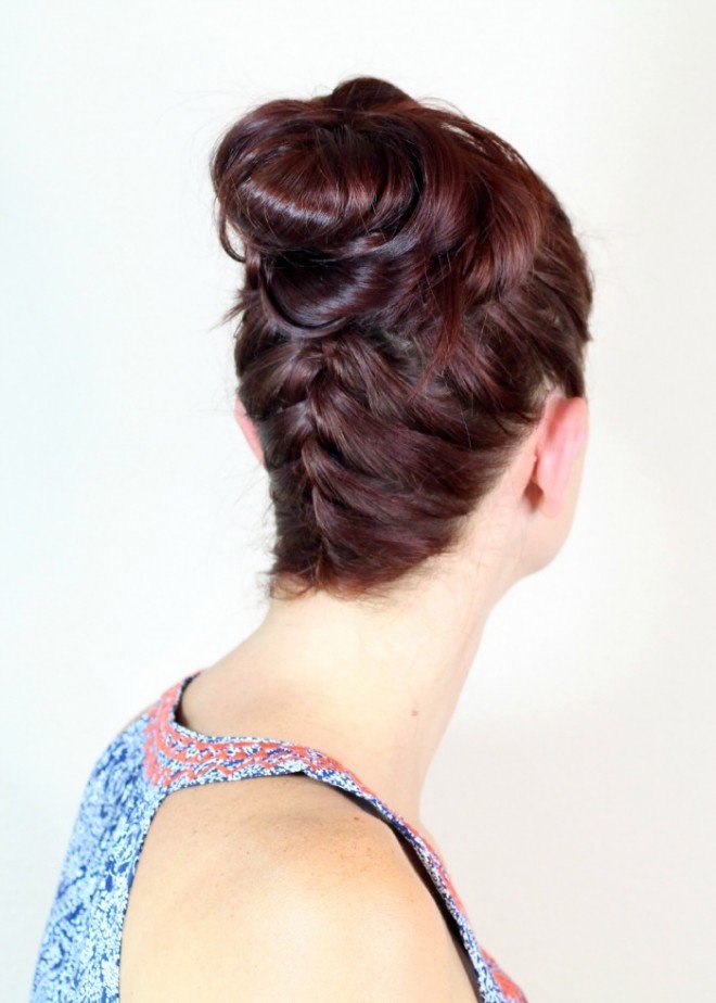 Braid top knot