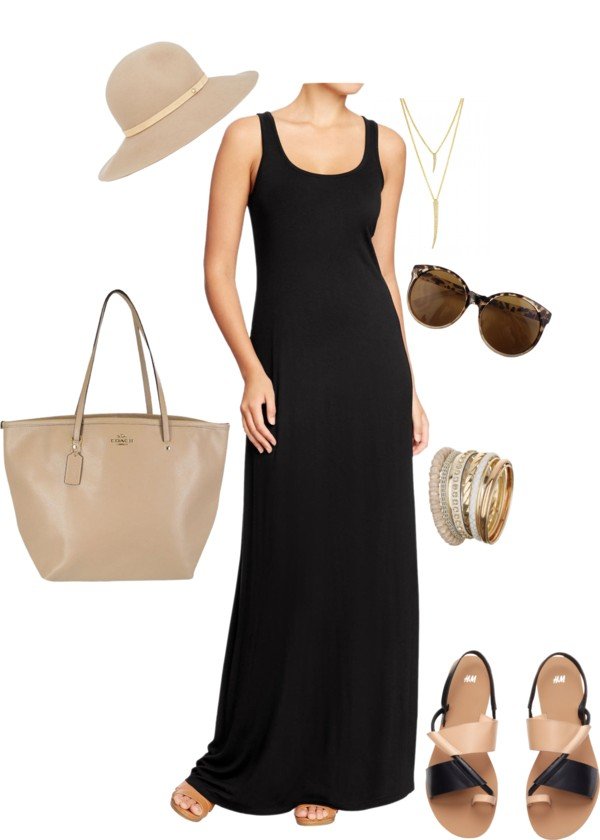 Summer maxi dress style