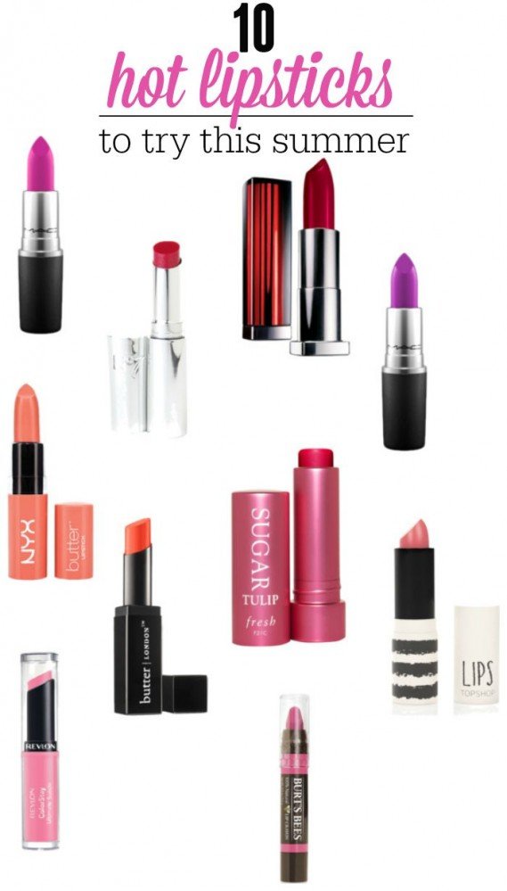 10 hot lipsticks to try for summer