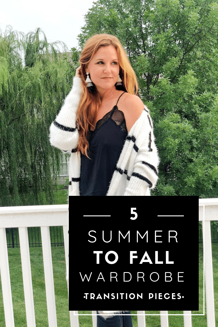 Top Five Summer to Fall Wardrobe Transition Pieces