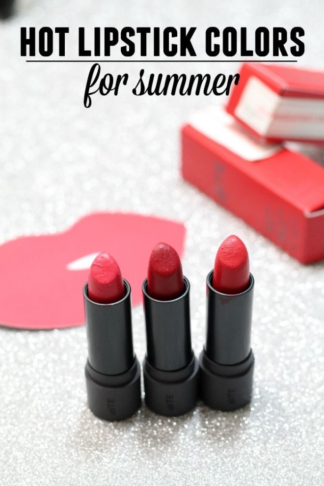 hot lipstick colors for summer