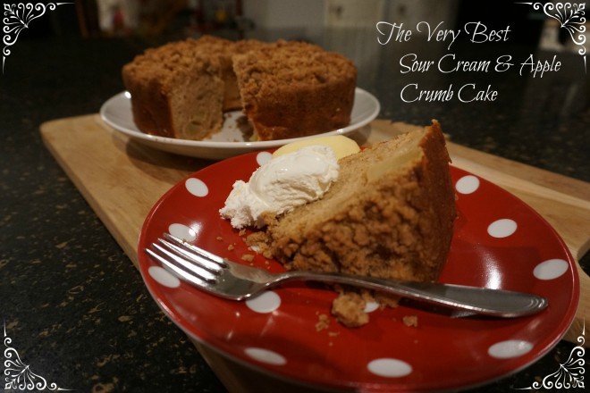 Sour Cream Apple Crumb Cake Featured