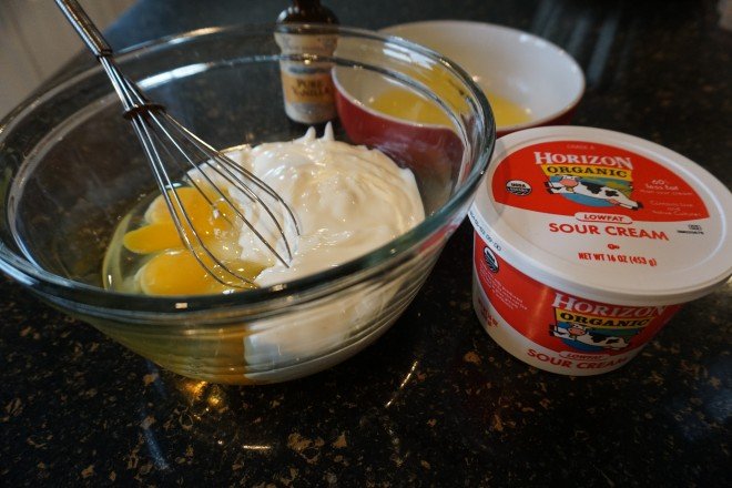 Sour Cream Apple Crumb Cake Wet2