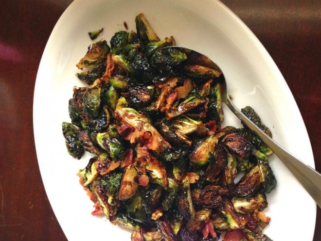 ThanksgivingSweetPeaLifestyleBalsamic Brown Sugar Brussels Sprouts