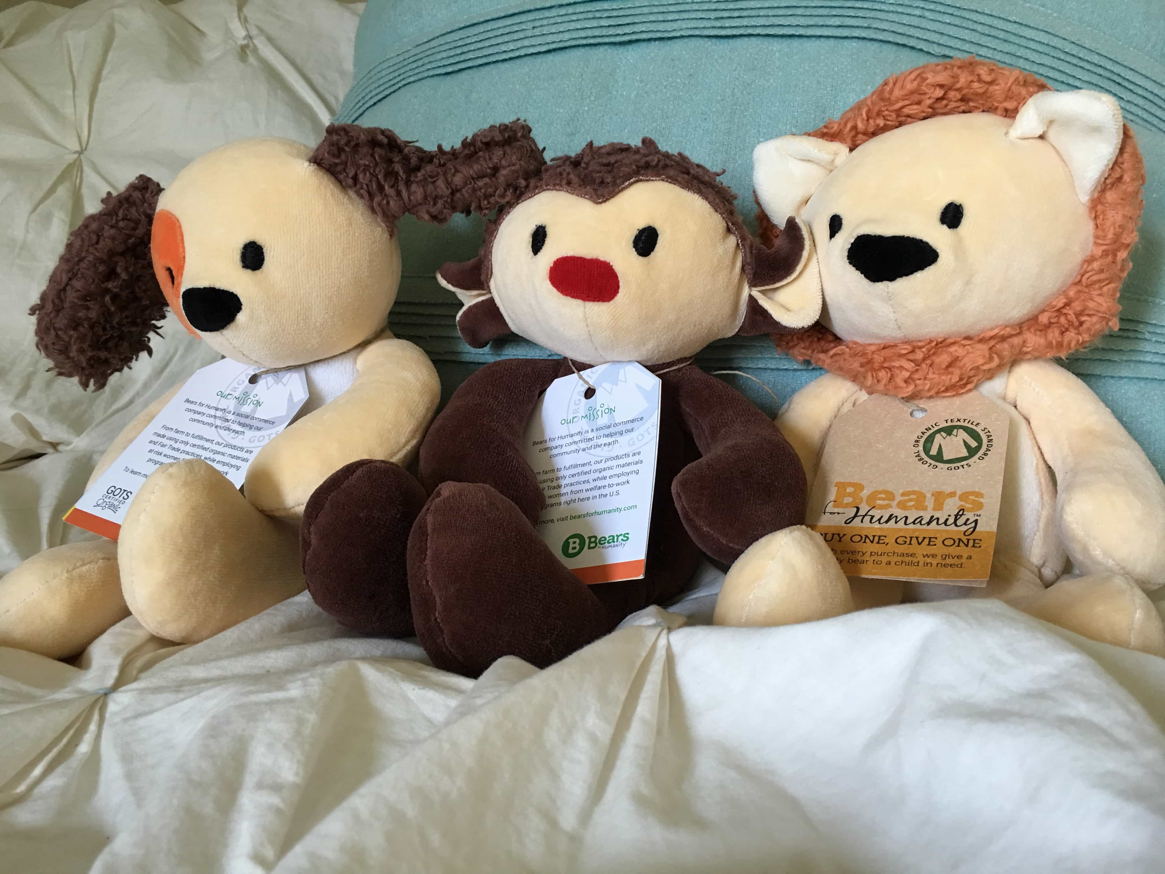 GIfts that give: Bears for Humanity Animal Pals Collection