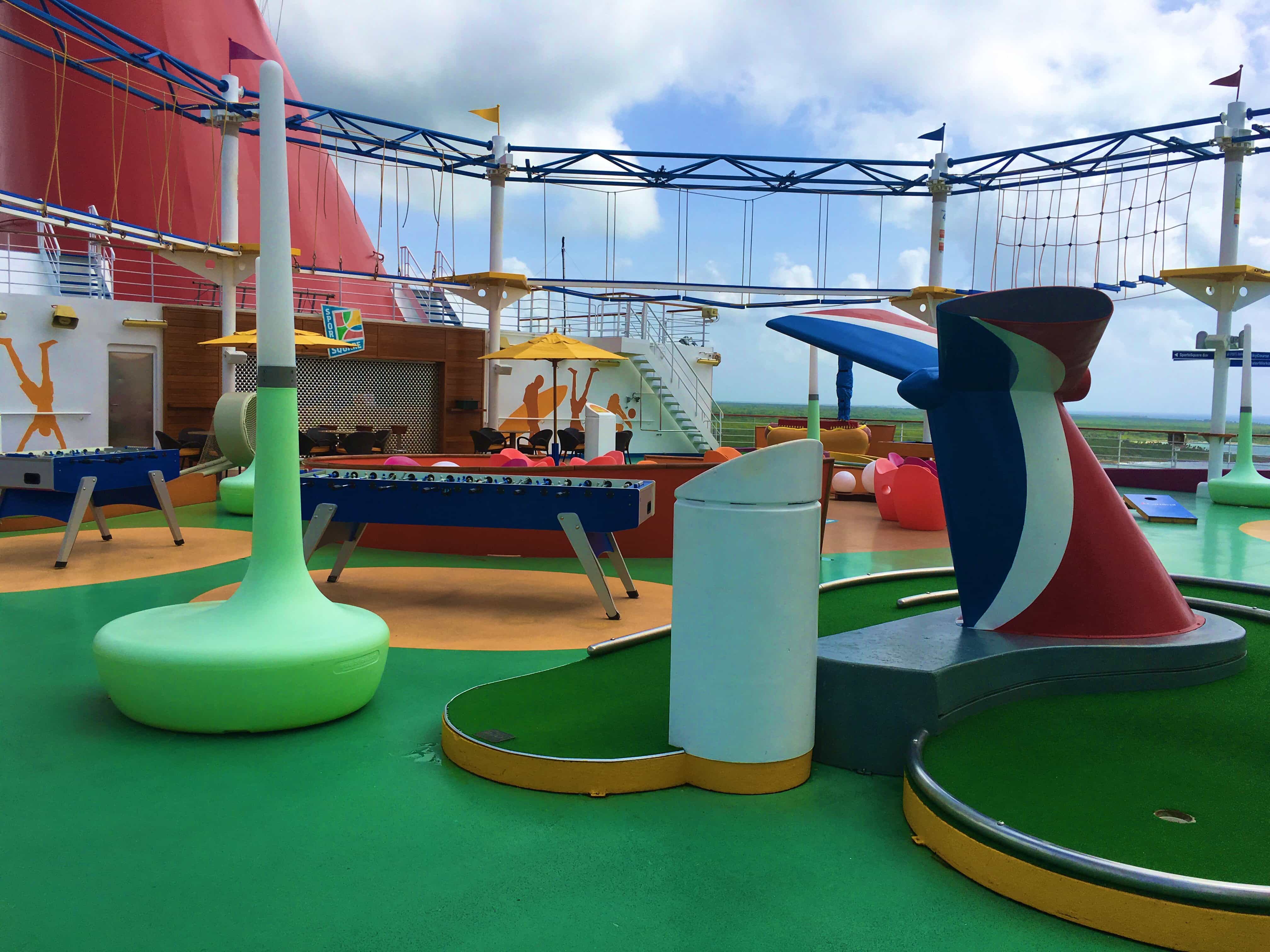 9 Reasons Cruising the Carnival Magic Good for Adults - fun on the sport courts