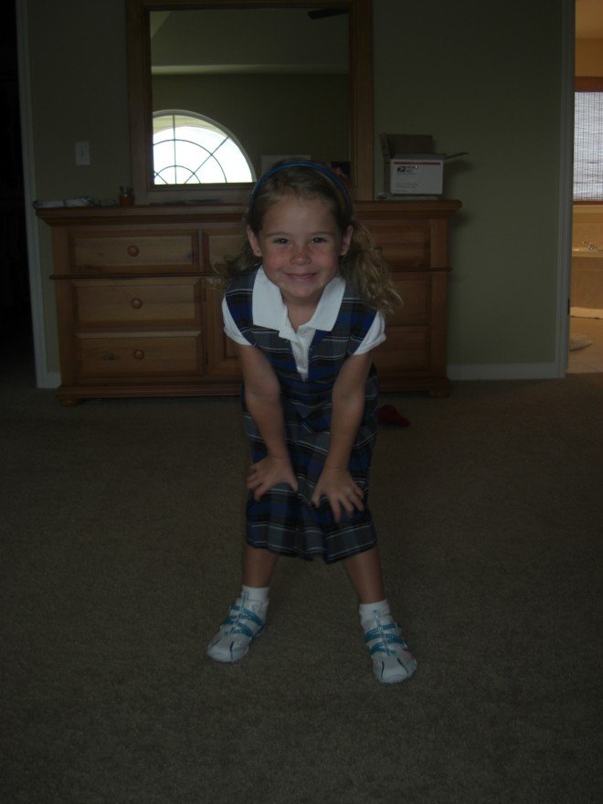 Delaney First Day of Kindergarten