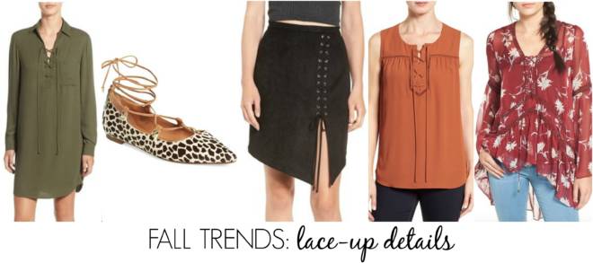 must-have fall trends - lace-up details