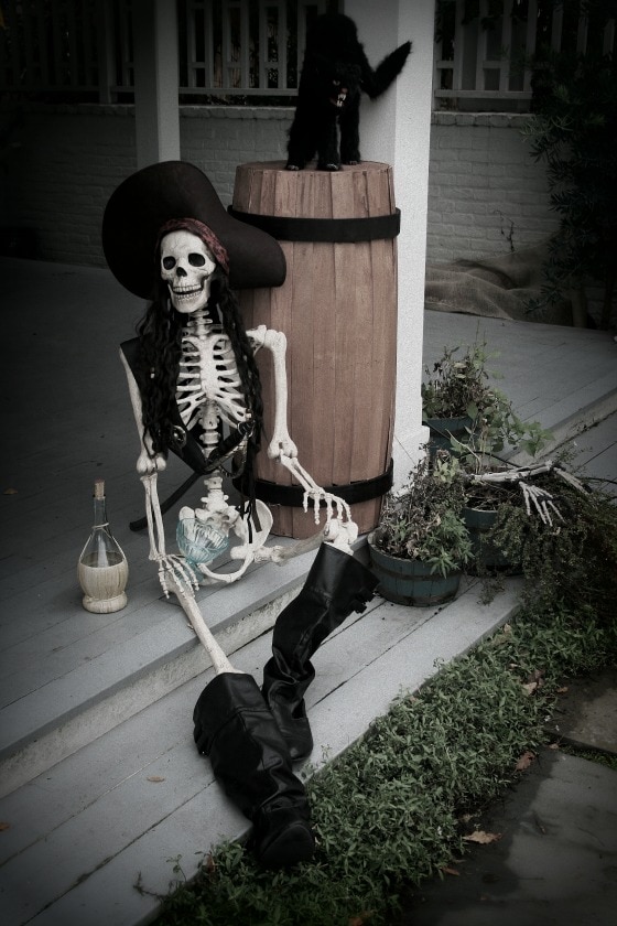 7 Tips to Create Halloween Decor to Die For - A Pirate's Curse - The Glamorous Housewife