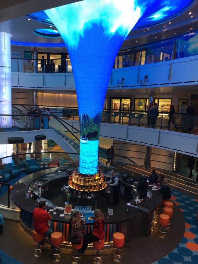 #HelloVista Introducing the Carnival Vista to the World with Carrie Underwood - LED Atrium