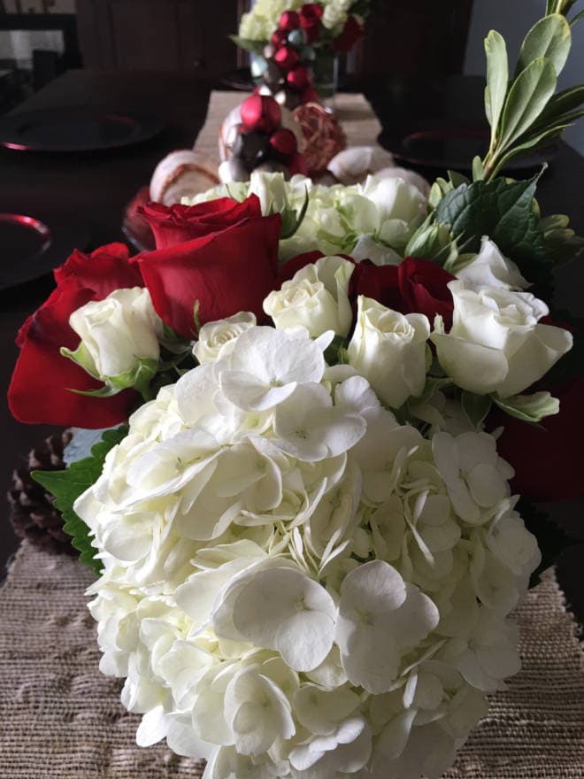 Host an Easy and Fun Girlfriends' Holiday Gift Exchange - Make your own Flower Arrangements