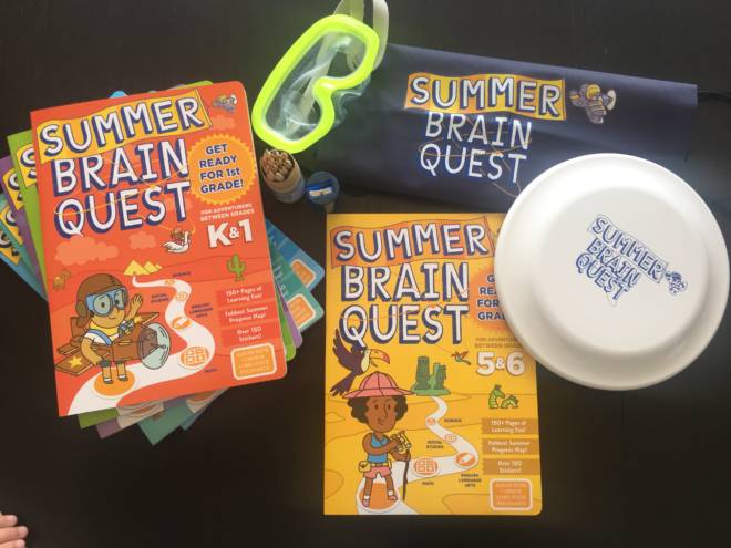 Prevent the Summer Slide: Keep Kids Focused with Summer #BrainQuest - Giveaway