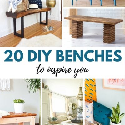 20 DIY Benches to Inspire You